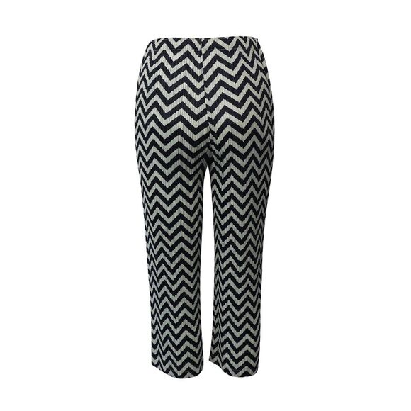 Pleats Please Zigzag Print Pants in Multicolor Polyester - Picture 3 of 6